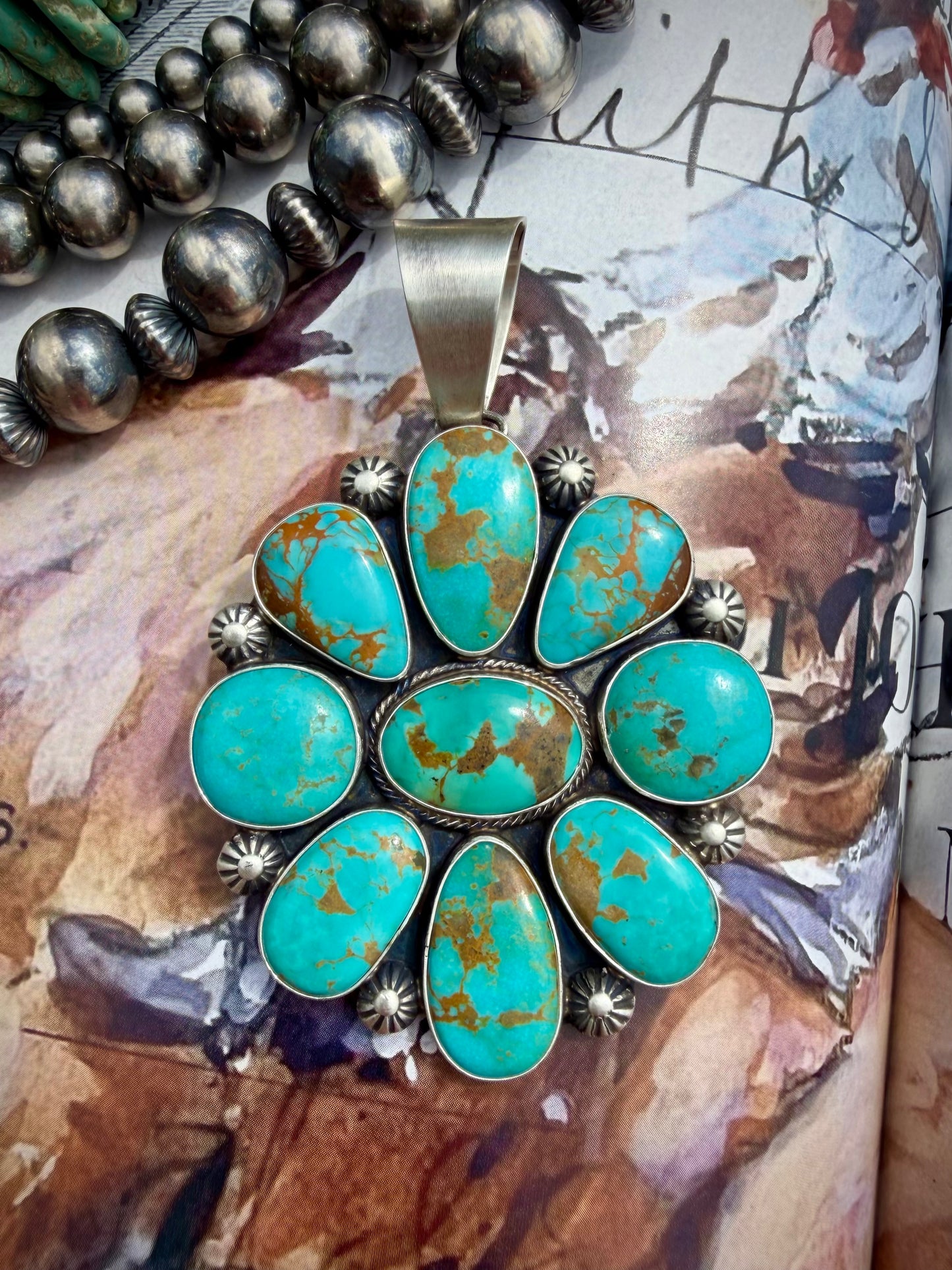 Kathleen Livington Sonoran Gem Cluster Pendant