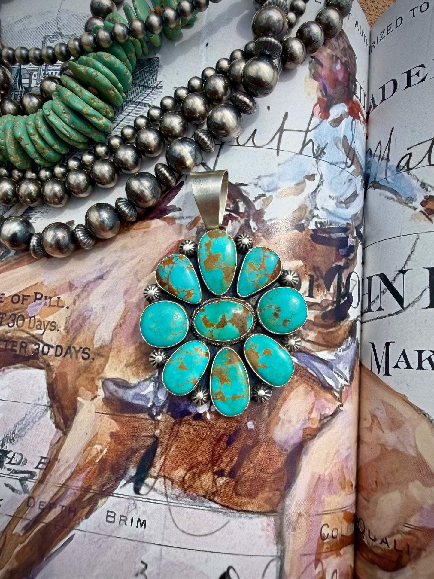 Kathleen Livington Sonoran Gem Cluster Pendant