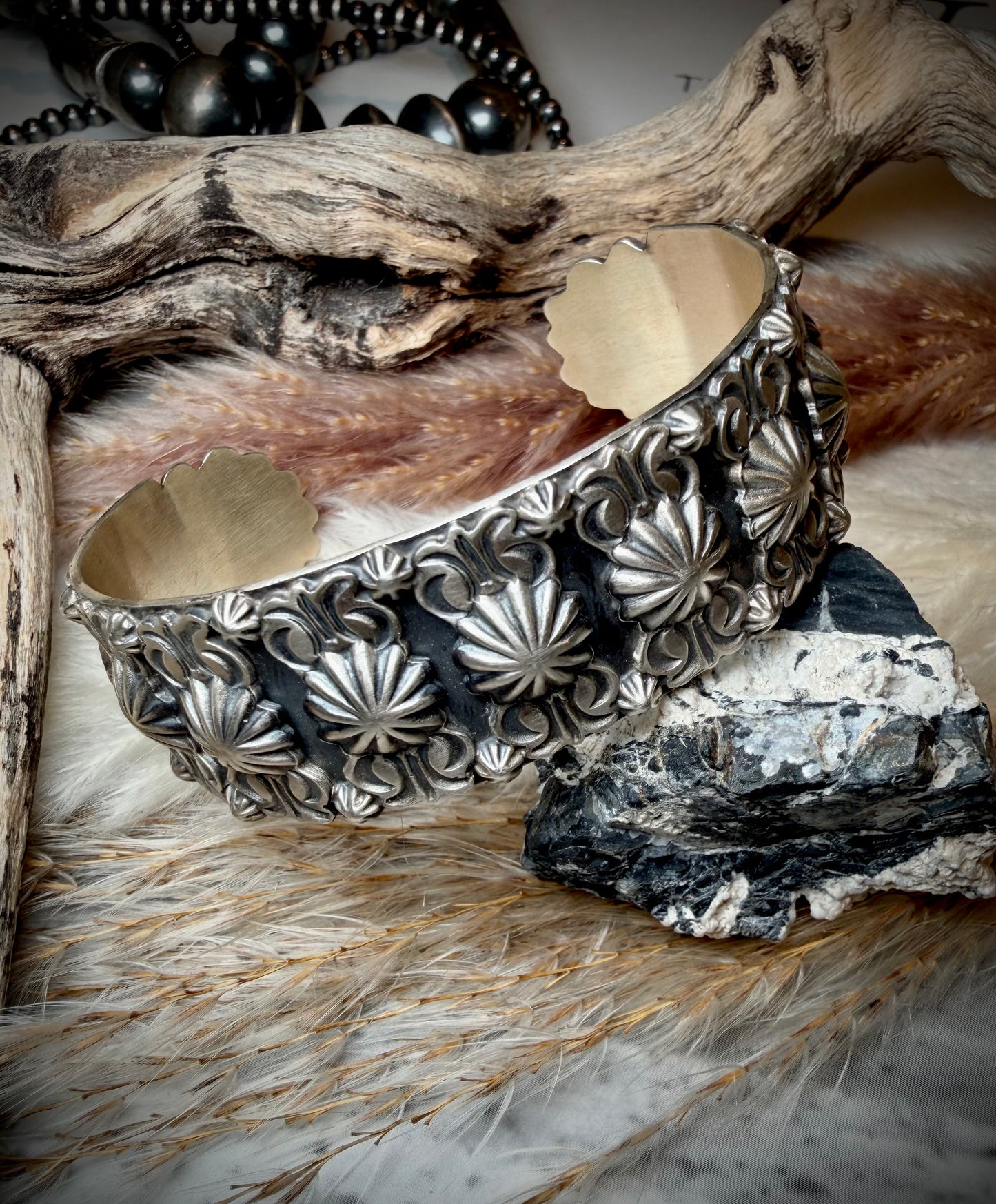 Stunning Sterling Silver Cuff