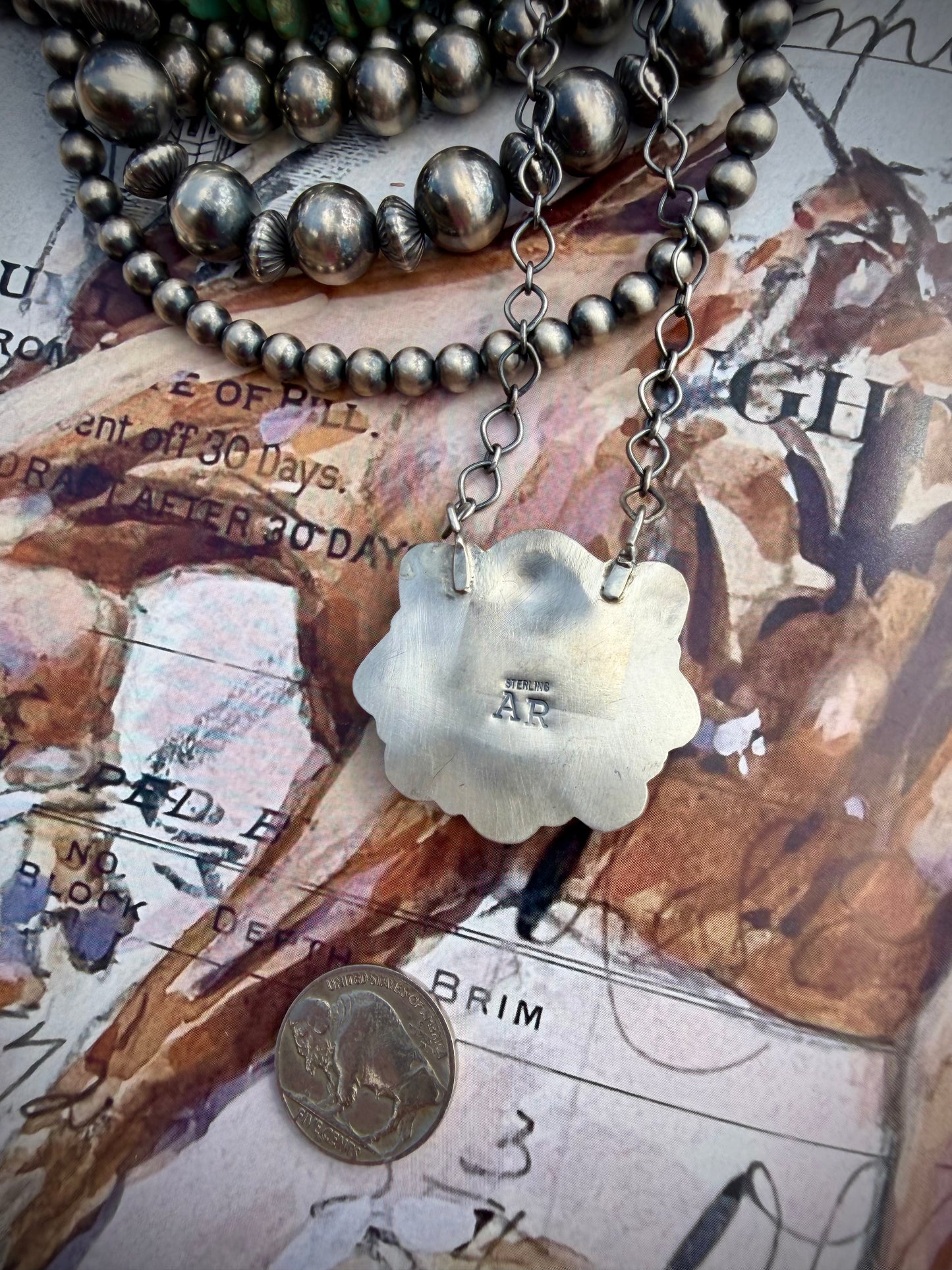 Mine 8 Cluster Pendant Necklace