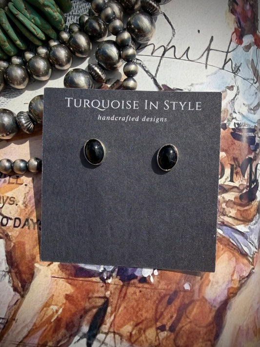 Small Onyx Studs