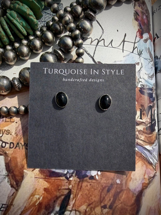Small Onyx Studs