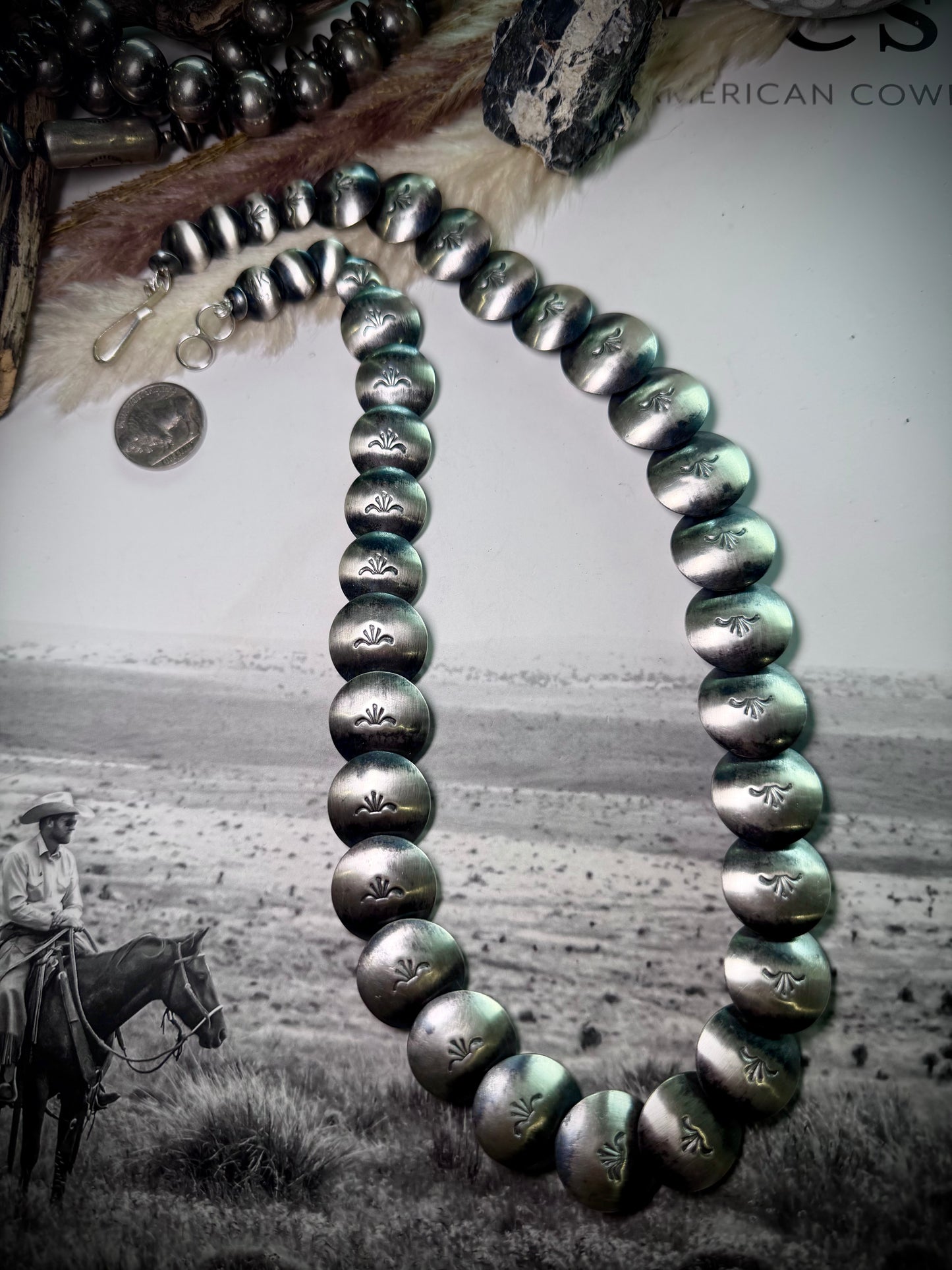 24" Marietta Kellywood Graduated Pillow Bead Necklace