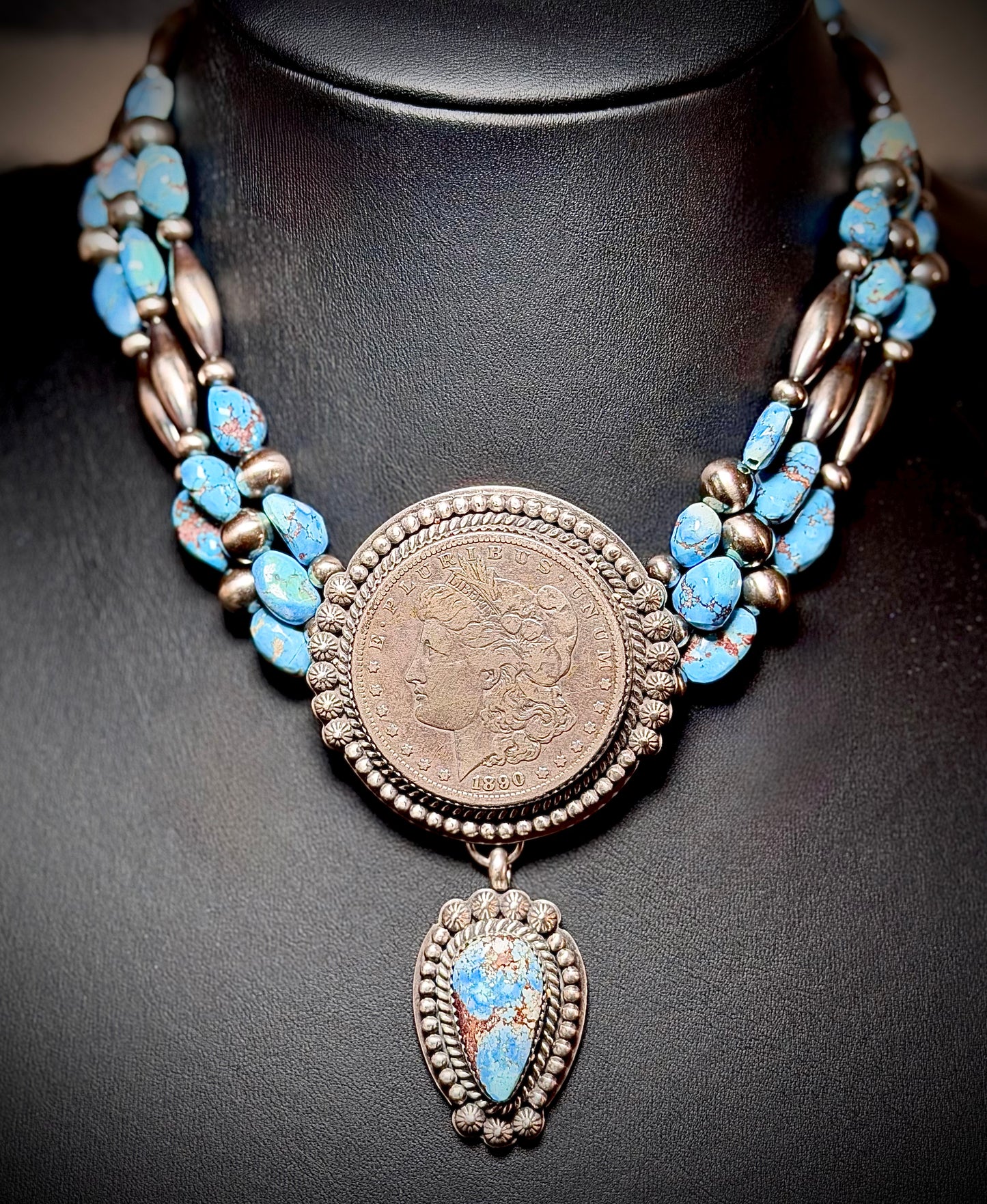 Megan’s Vaulted Golden Hills Triple Strand Choker