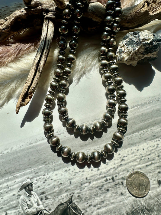 10mm Sterling Pearls & Saucers