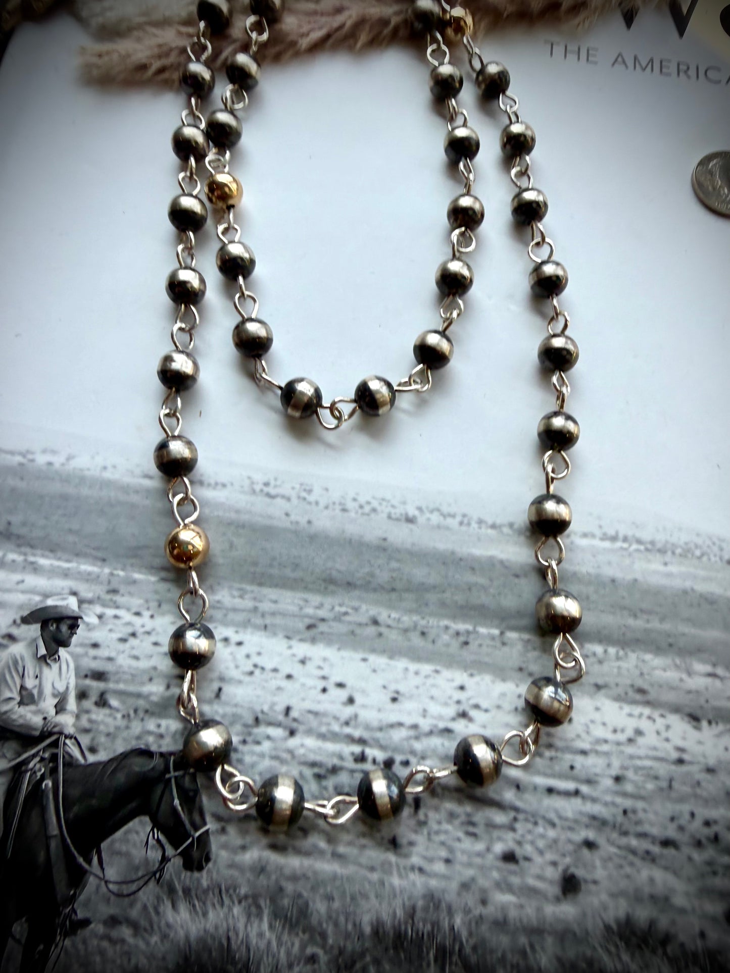 10mm 50" Rosary Pearl Necklace