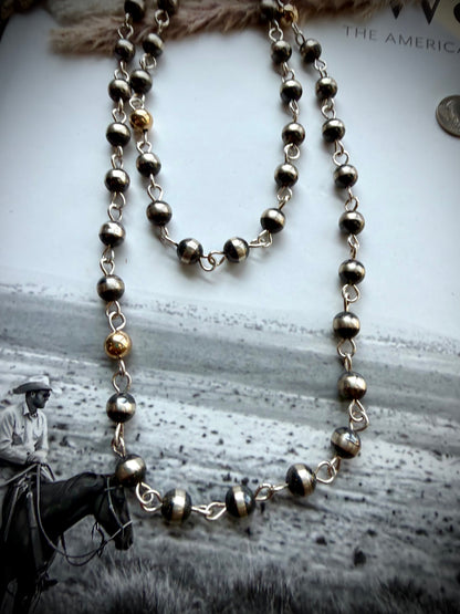 10mm 50" Rosary Pearl Necklace