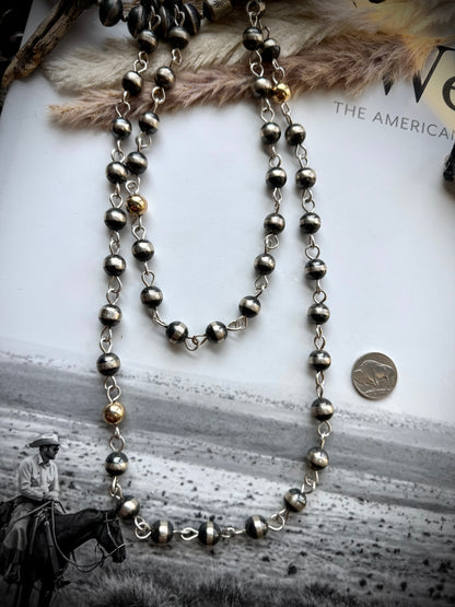 10mm 50" Rosary Pearl Necklace