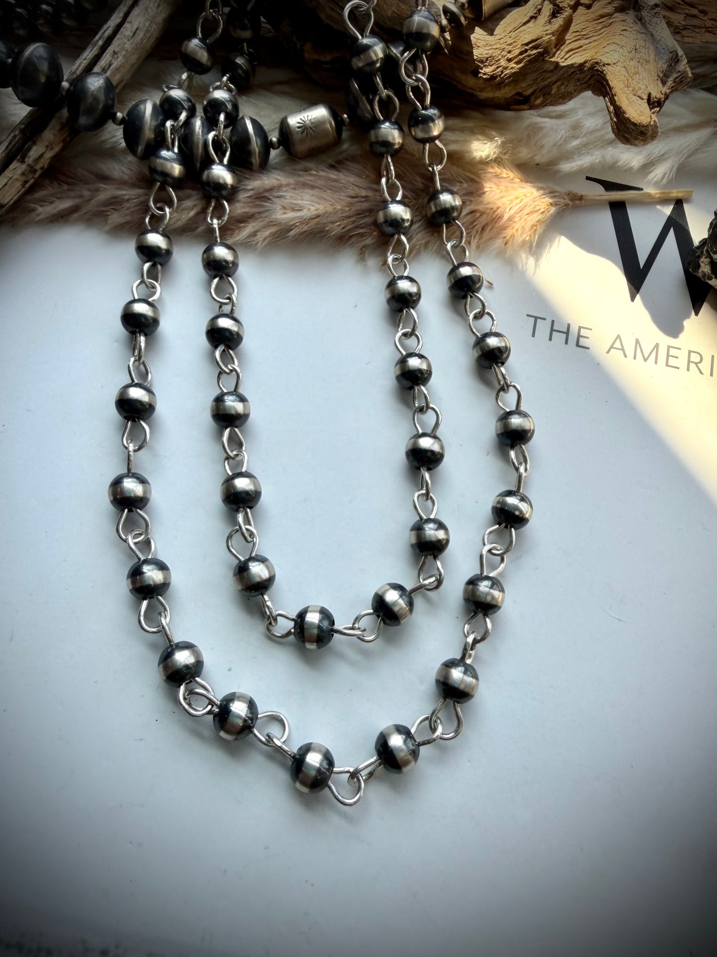 9mm 36" Rosary Pearl Necklace