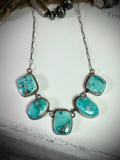 15" Whitewater Turquoise Necklace