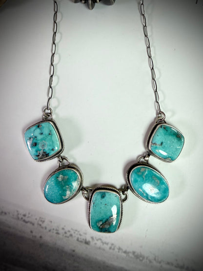 15" Whitewater Turquoise Necklace