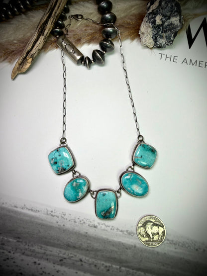 15" Whitewater Turquoise Necklace