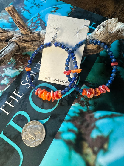 Lapis & Spiny Hoops