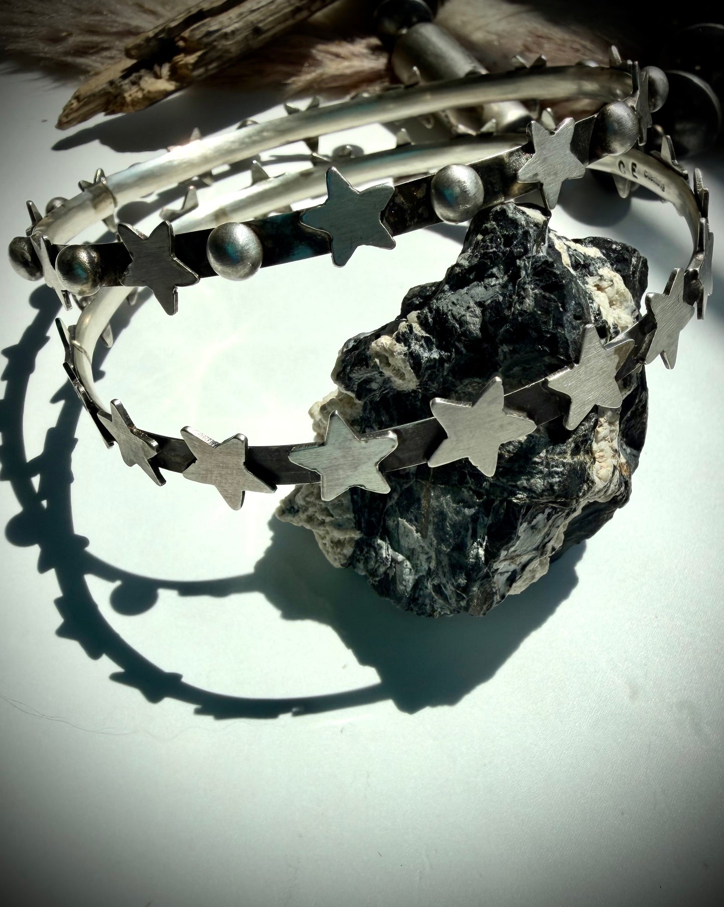 Seein' Stars Bangle by Chris Etsitty