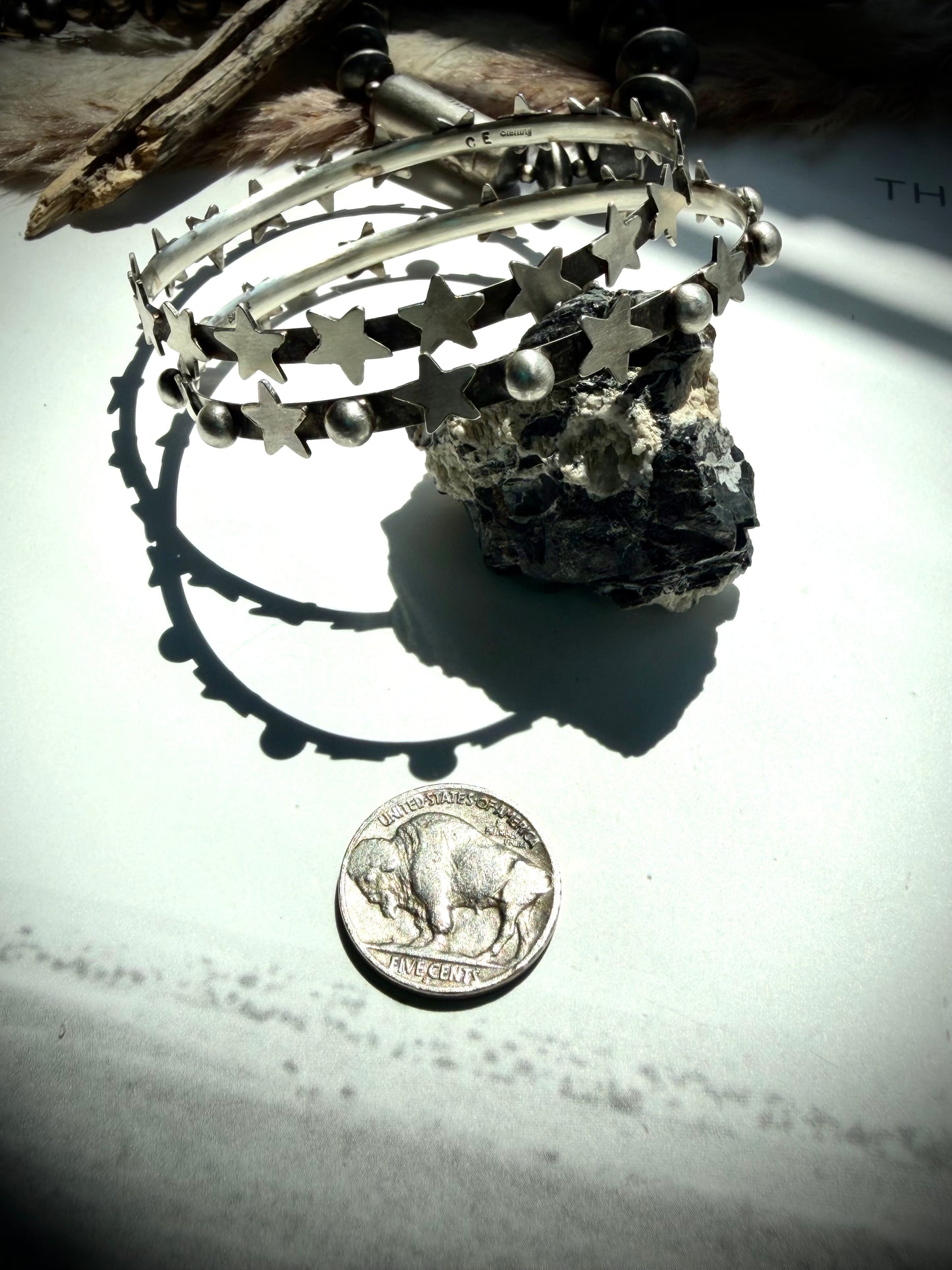 Seein' Stars Bangle by Chris Etsitty