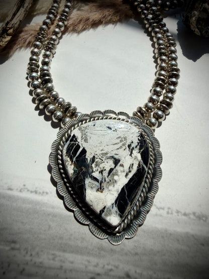 White Buffalo Princess Necklace