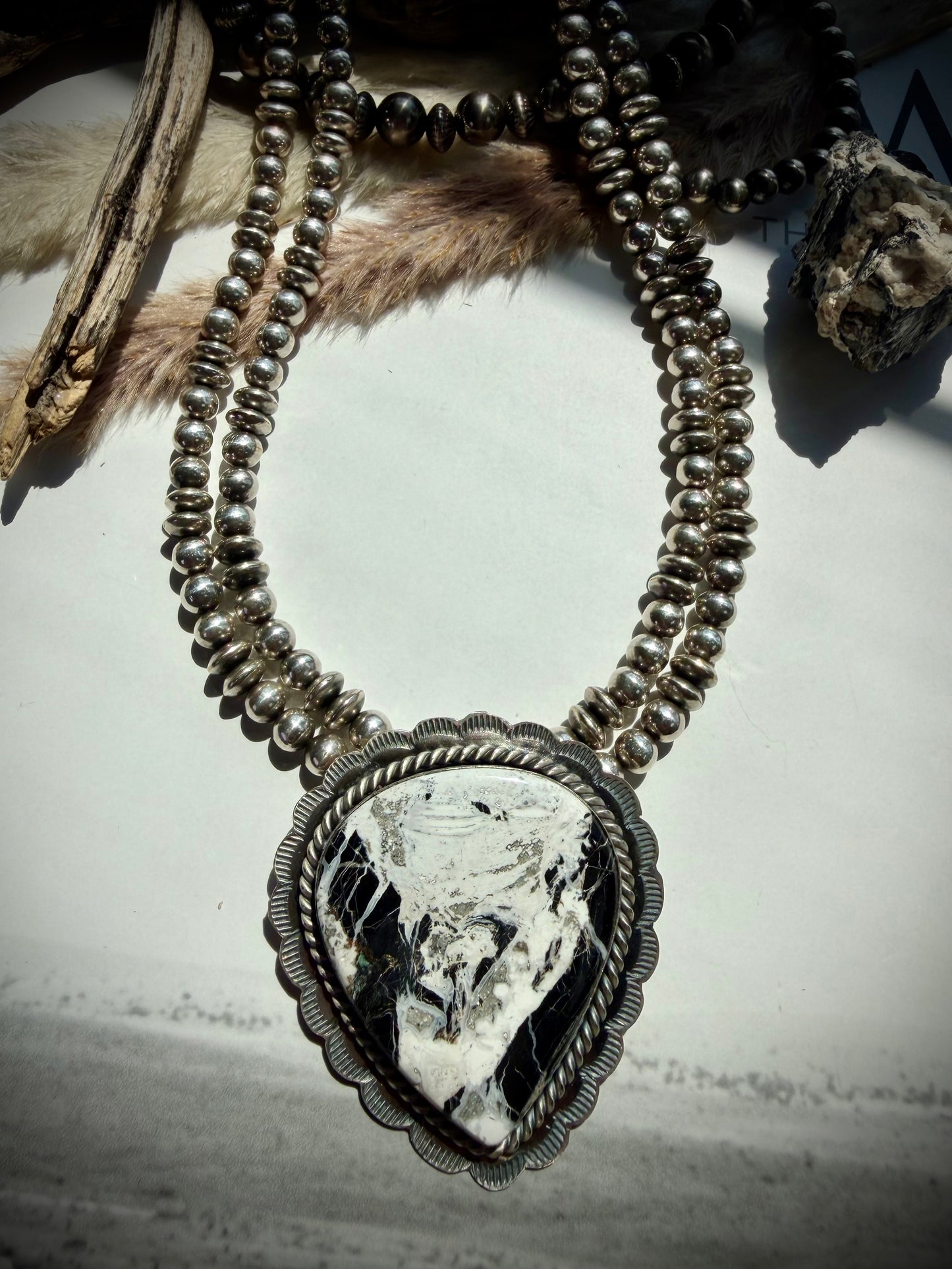 White Buffalo Princess Necklace