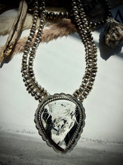 White Buffalo Princess Necklace