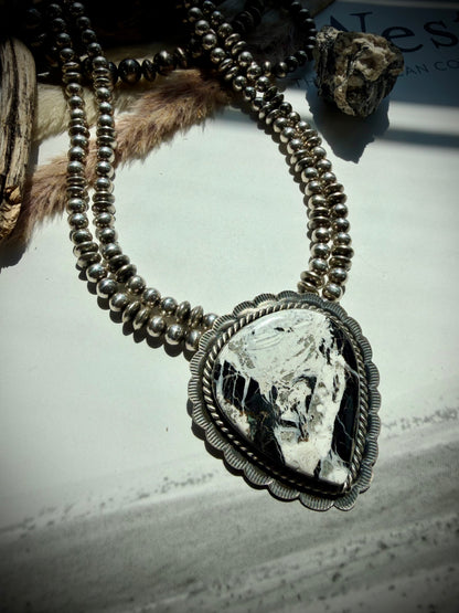 White Buffalo Princess Necklace