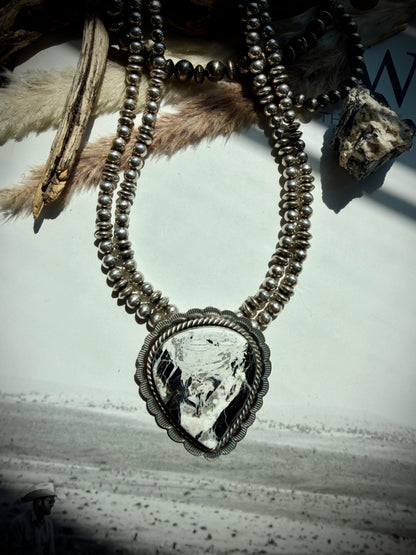 White Buffalo Princess Necklace