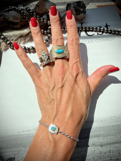 SpurWest Ultra Mini Buckle Bracelets- Silver