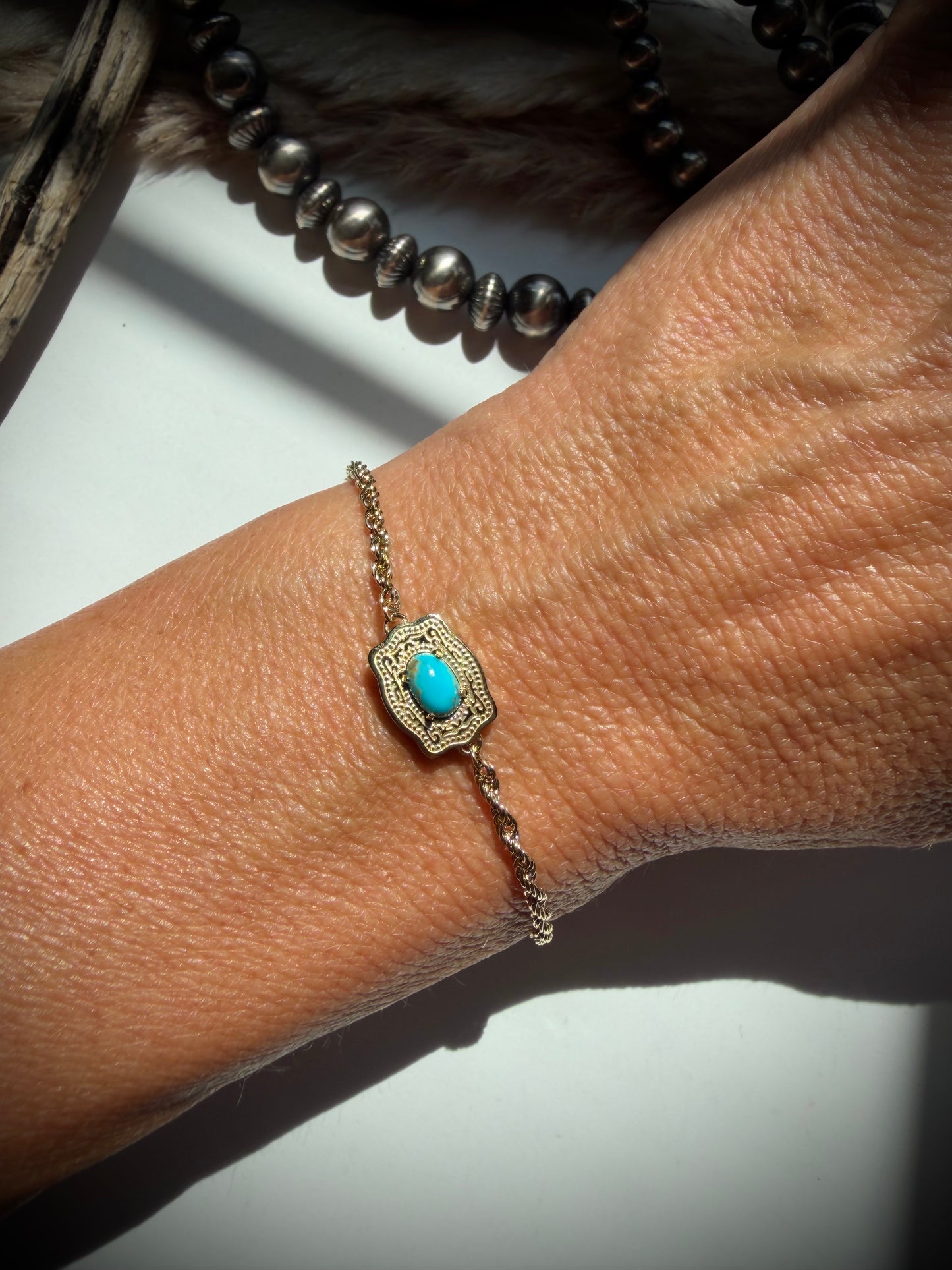 SpurWest Ultra Mini Buckle Bracelets- Gold