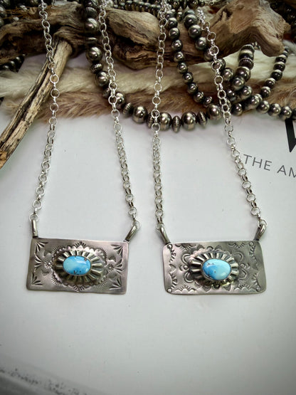 Golden Hills Bar Necklaces by Delbert Sacatero