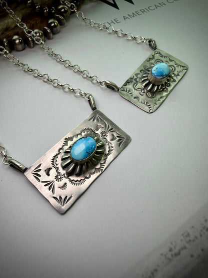 Golden Hills Bar Necklaces by Delbert Sacatero