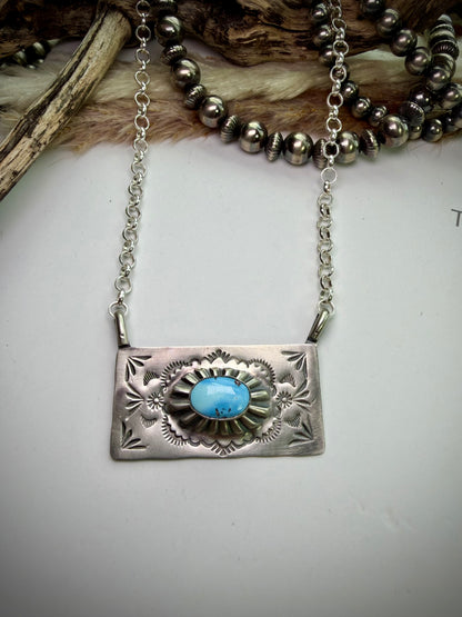 Golden Hills Bar Necklaces by Delbert Sacatero
