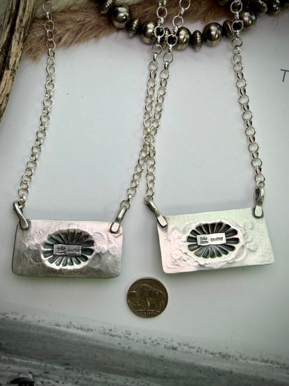Golden Hills Bar Necklaces by Delbert Sacatero