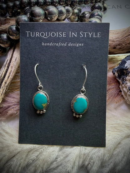 Sonoran Gem Turquoise Dangle Earrings