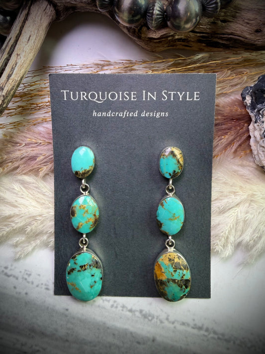 Irvin Tsosie Stud Dangle Earrings