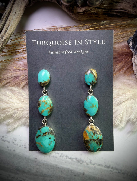 Irvin Tsosie Stud Dangle Earrings