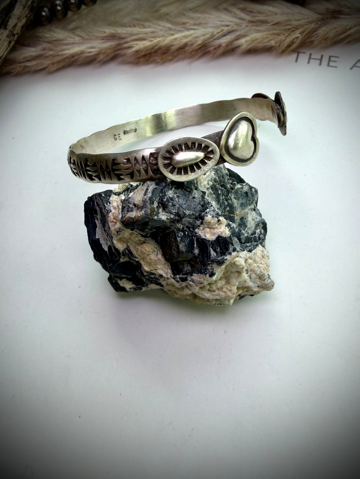 Sterling Heart Cuffs by Chris Etsitt