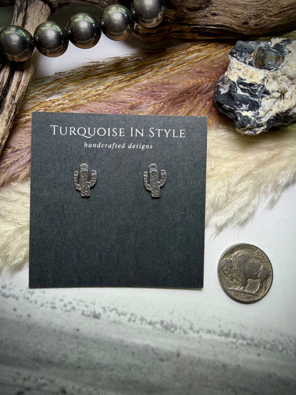 Small Cactus Studs