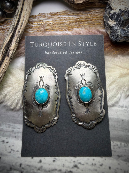 Jeff Largo Concho Earrings