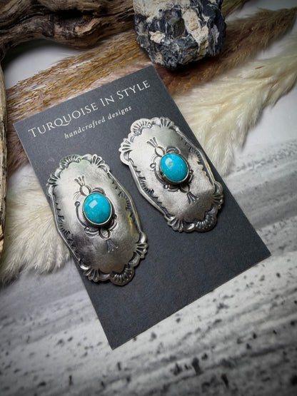 Jeff Largo Concho Earrings