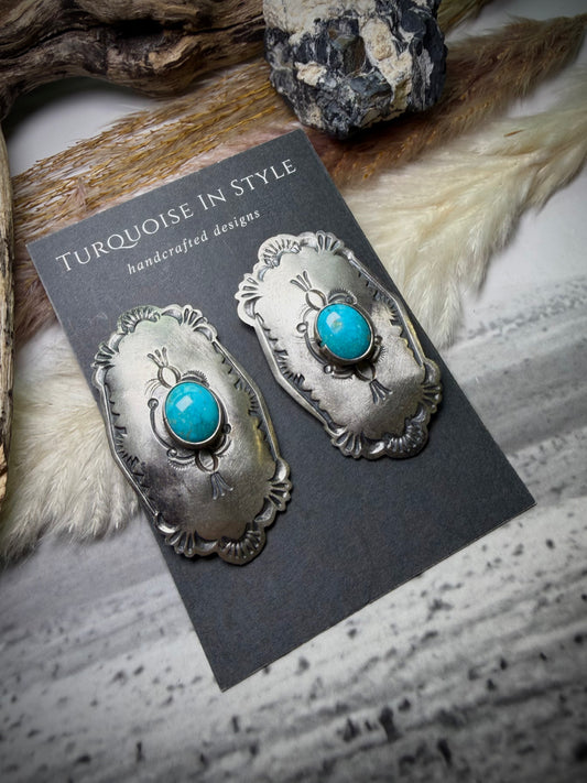 Jeff Largo Concho Earrings