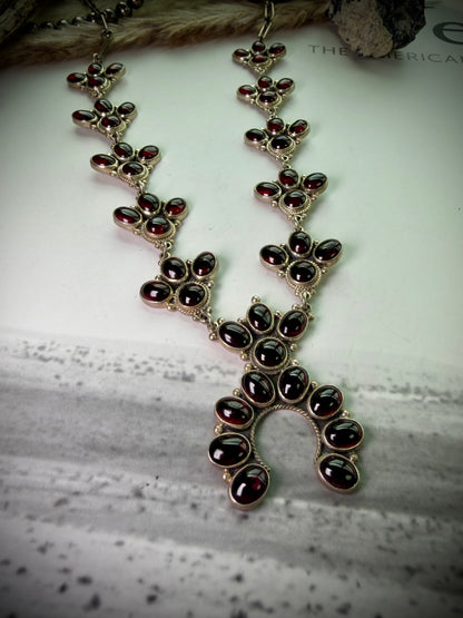Garnet Naja Statement Necklace by Federico