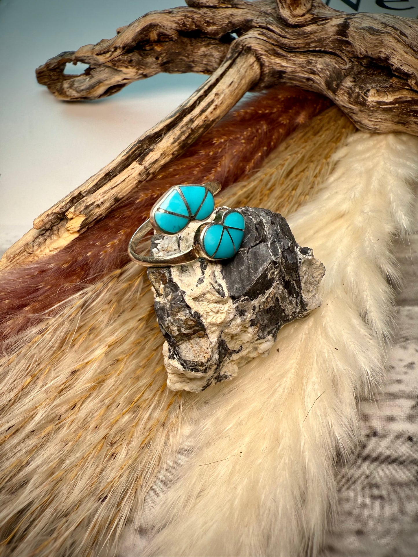 Gina Dosedo Double Heart Adjustable Ring