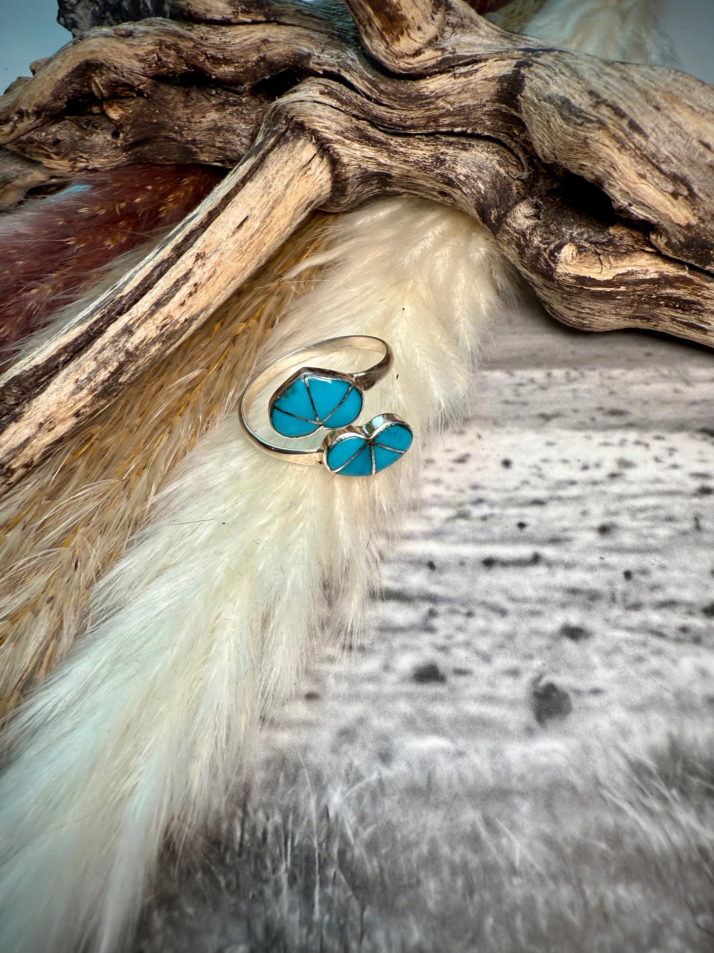 Gina Dosedo Double Heart Adjustable Ring