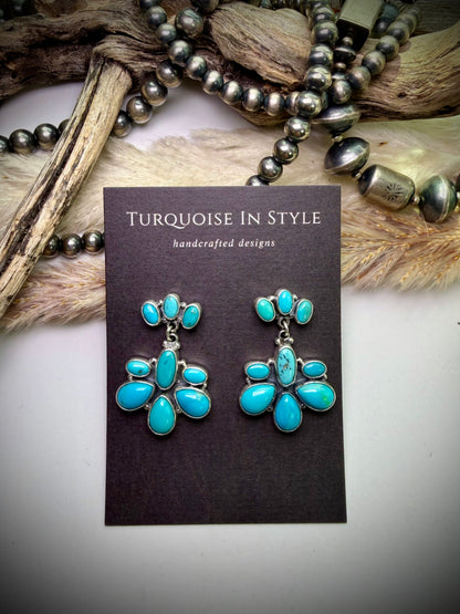 Federico Turquoise Dangle Earrings