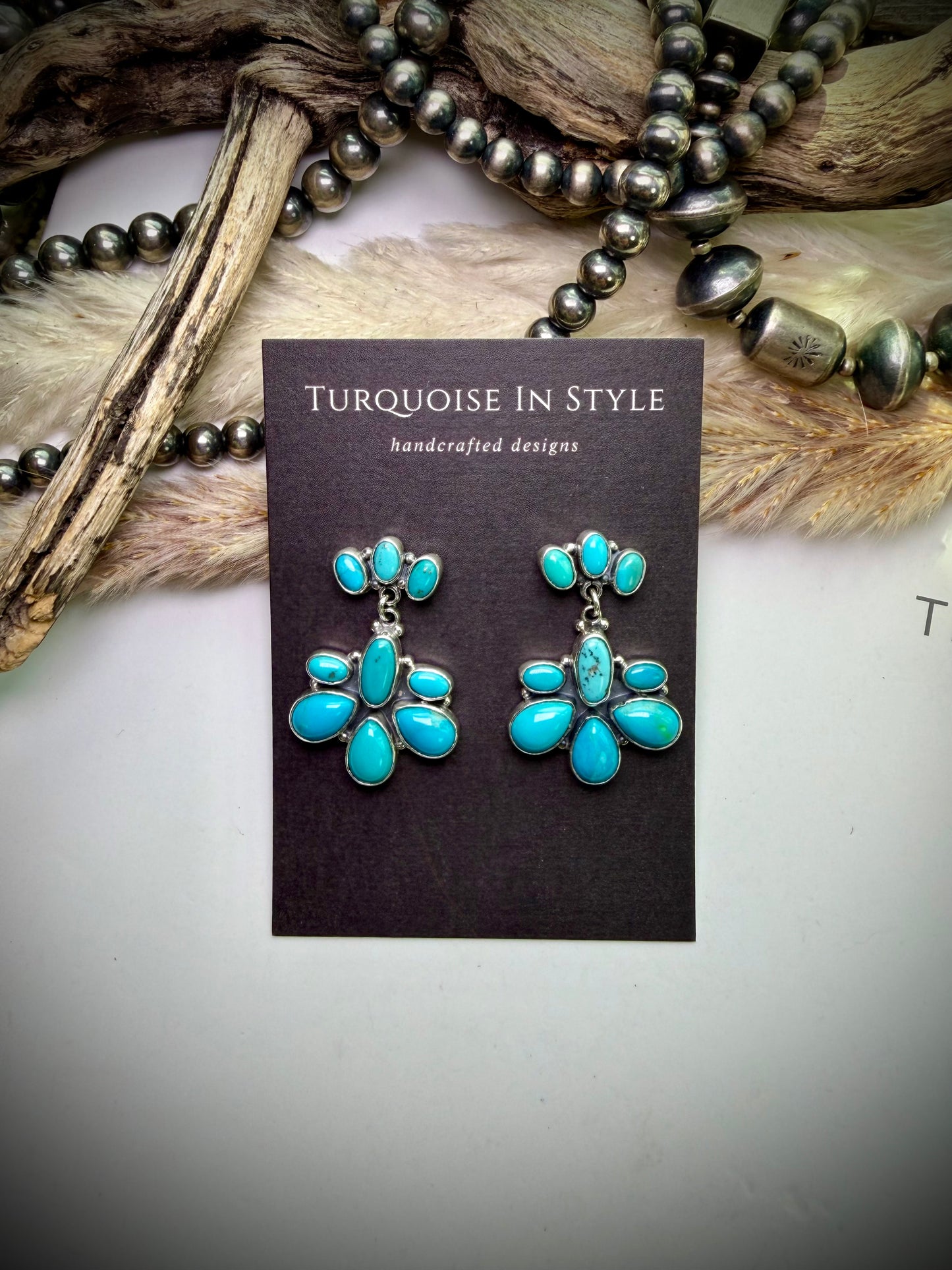 Federico Turquoise Dangle Earrings