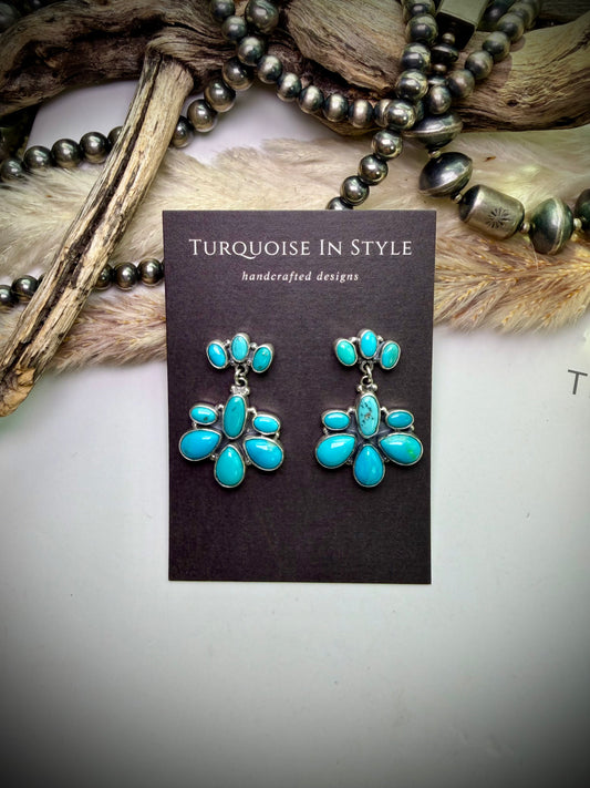 Federico Turquoise Dangle Earrings