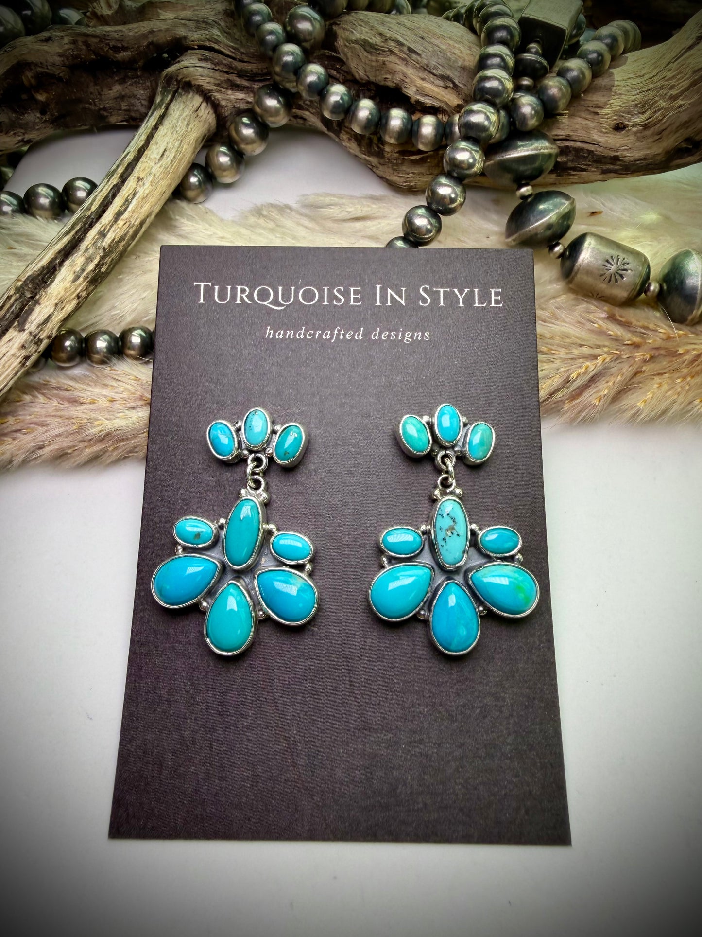 Federico Turquoise Dangle Earrings