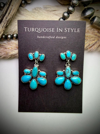 Federico Turquoise Dangle Earrings