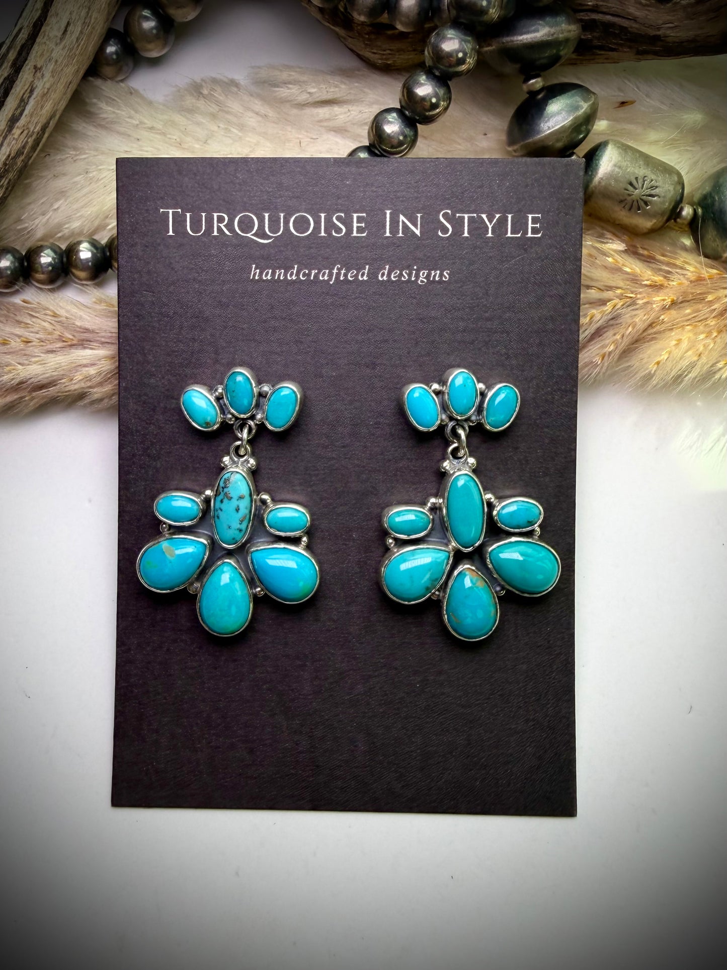 Federico Turquoise Dangle Earrings