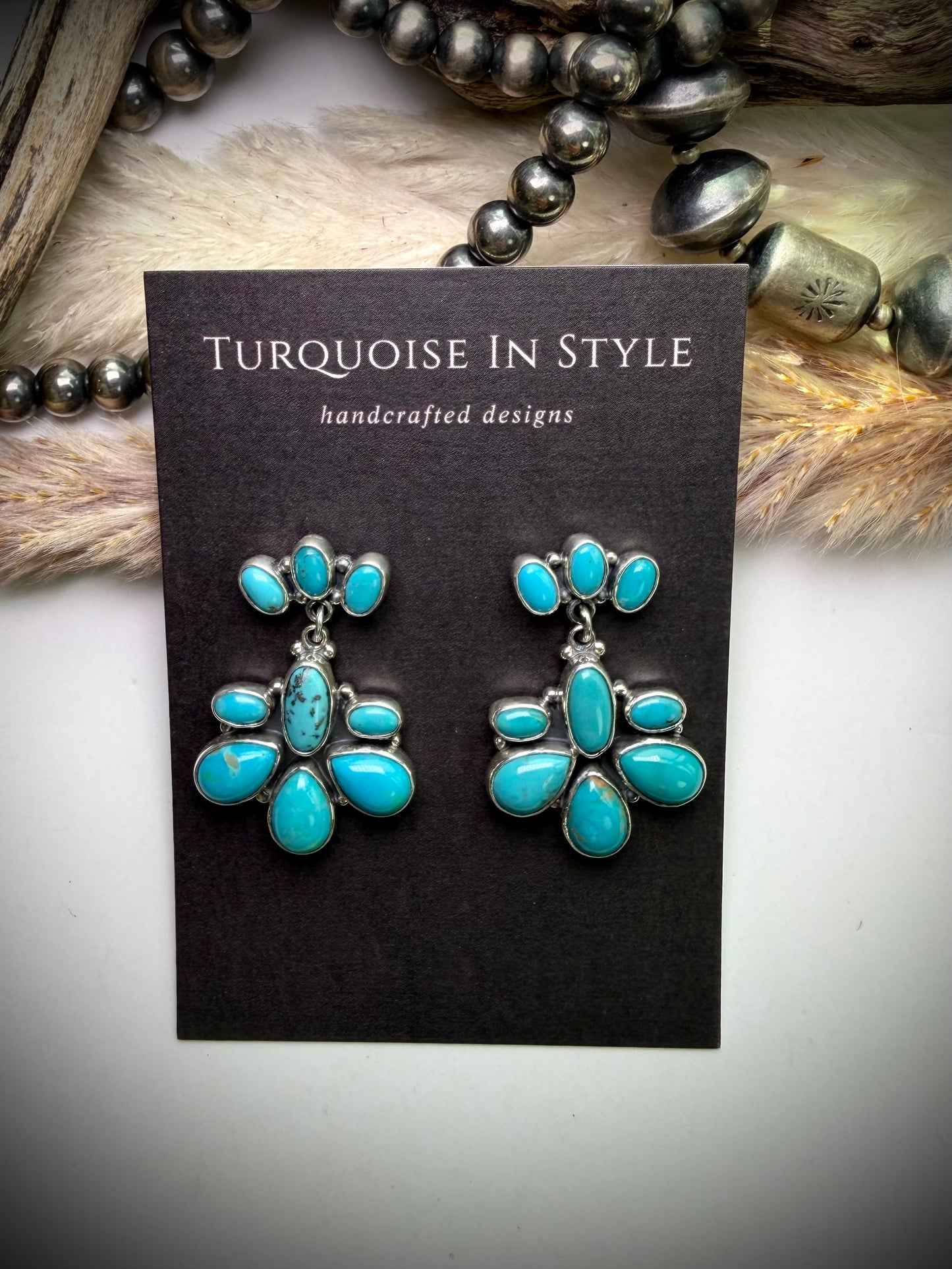 Federico Turquoise Dangle Earrings
