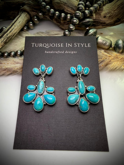 Federico Turquoise Dangle Earrings