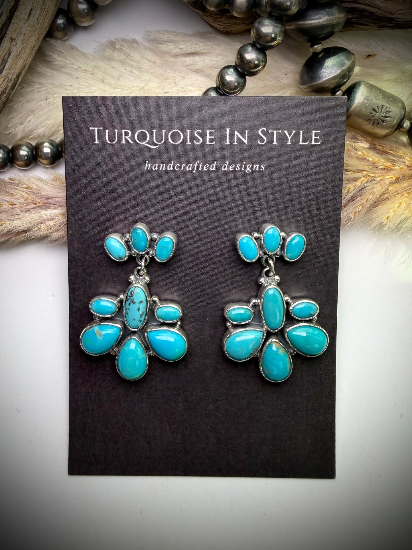 Federico Turquoise Dangle Earrings